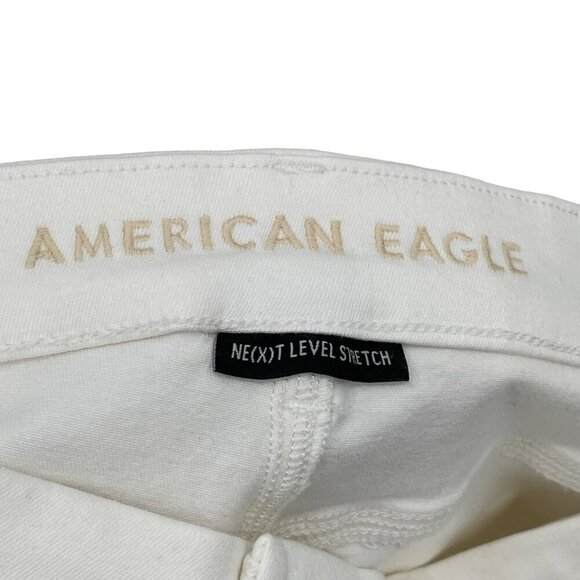 American Eagle Ne(X)t Level Stretch White Curvy Hi-Rise Jegging Women's Size 16 - Picture 9 of 9